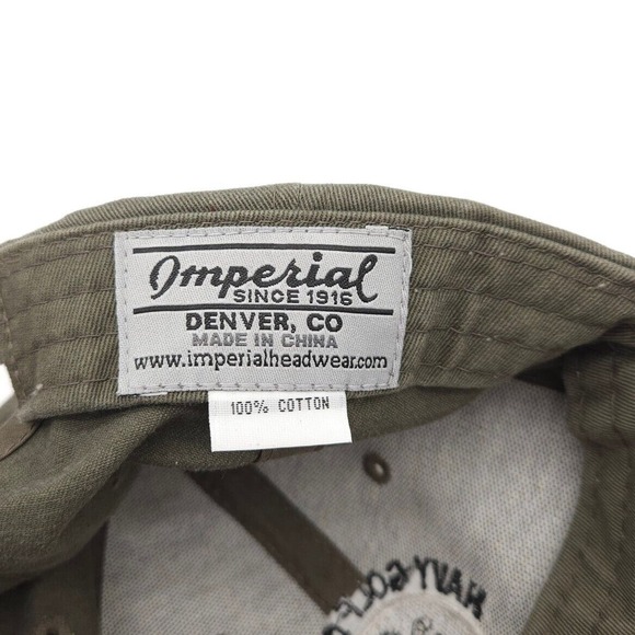 Navy Golf Course‎ Seal Beach Strapback Hat Baseball Dad Cap Gray Embroidered - Picture 7 of 7